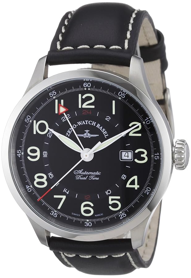 Zeno Watch Basel 6302GMT-a1 - Orologio uomo : Amazon.it: Moda